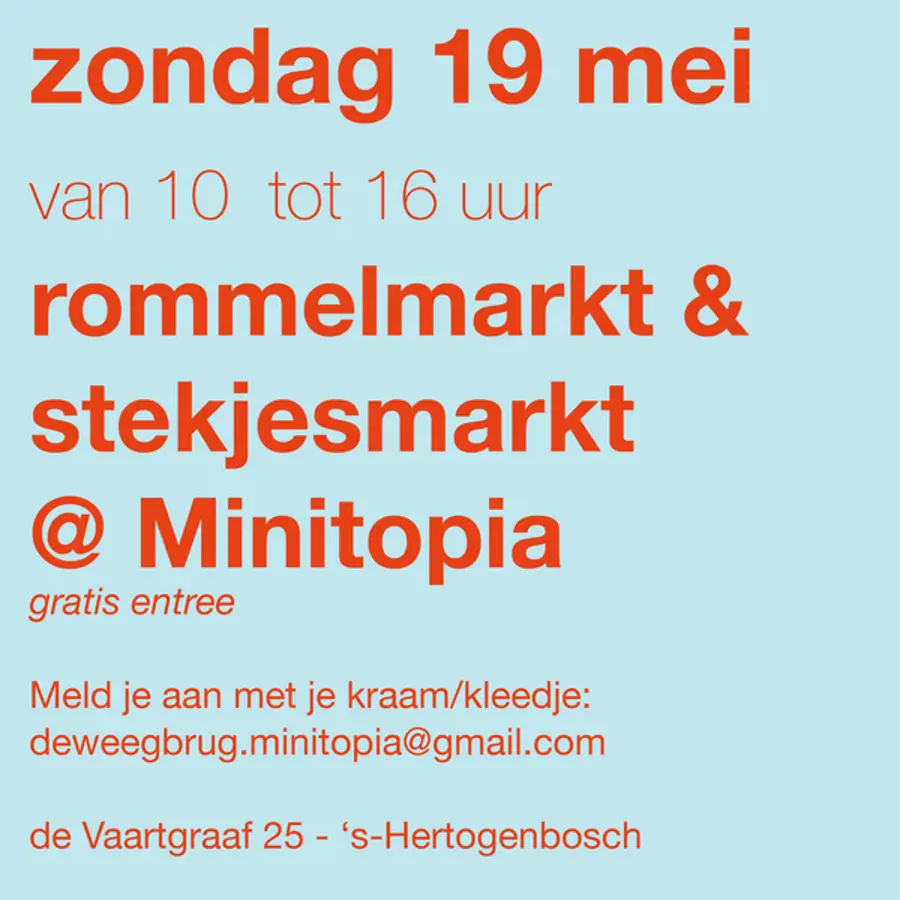 Rommelmarkt op Minitopia