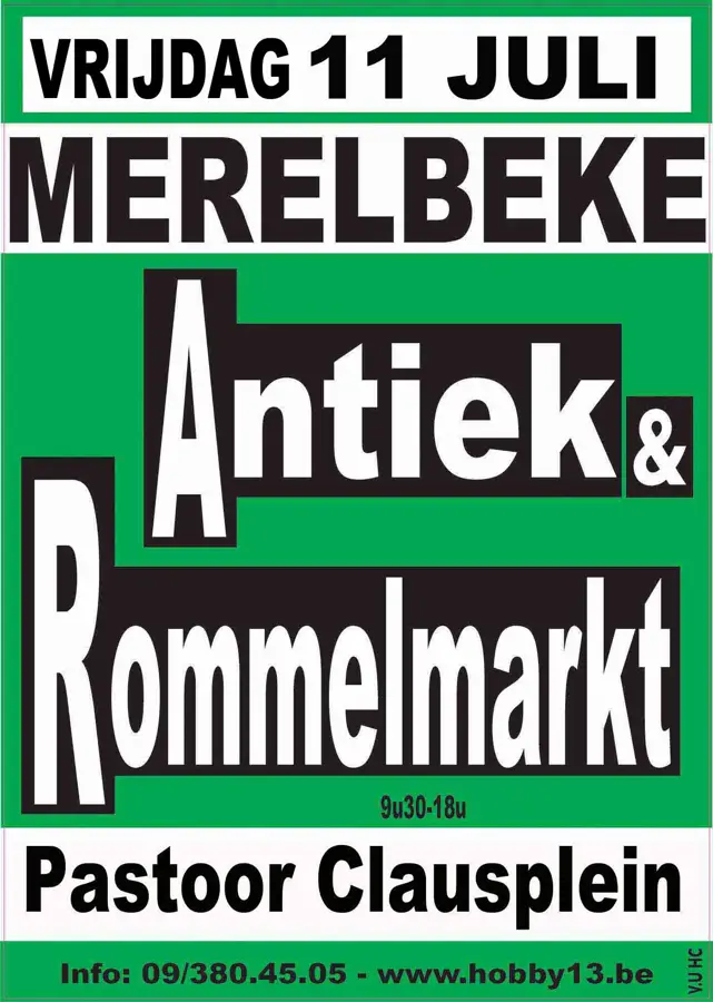 Antiek & Rommelmarkt Pastoor Clausplein Merelbeke