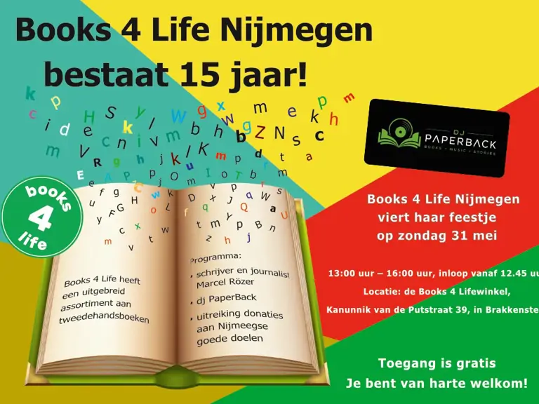 15 Jaar Books 4 life Nijmegen