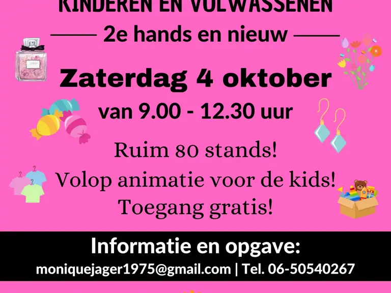 Grote Kleding & Speelgoedbeurs - Westerhaar-Vriezenveensewijk