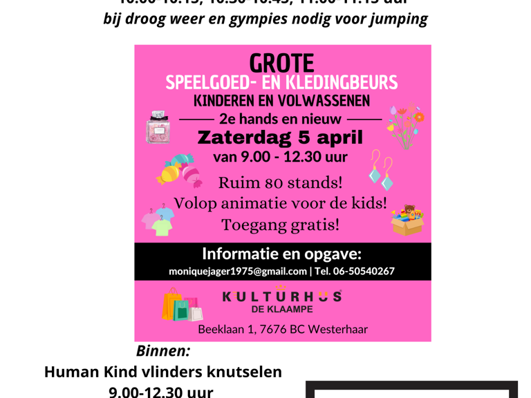 Grote Kleding & Speelgoedbeurs - Westerhaar-Vriezenveensewijk
