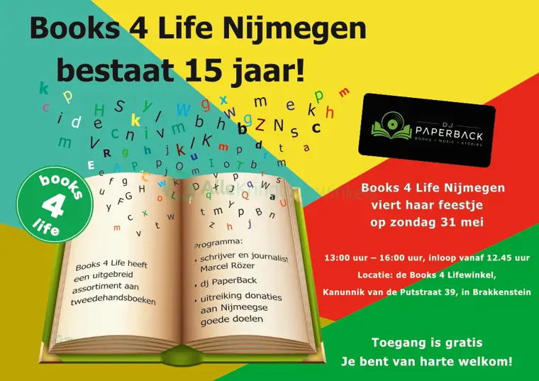 15 Jaar Books 4 life Nijmegen