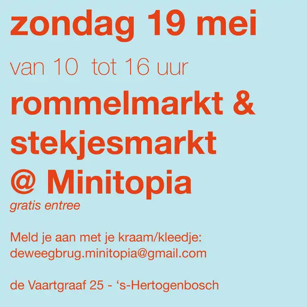 Rommelmarkt op Minitopia