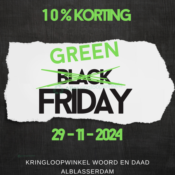 Actie Black Friday