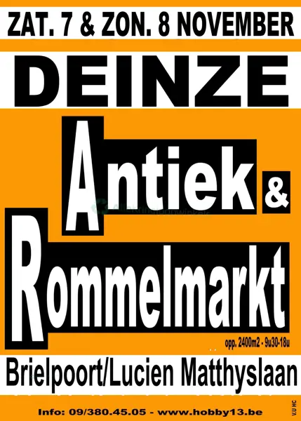 Antiek & Rommelmarkt Brielpoort Deinze