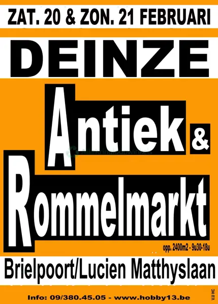 Antiek & Rommelmarkt Brielpoort Deinze (4/4)