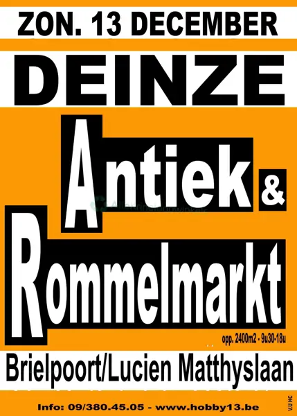 Antiek & Rommelmarkt Brielpoort Deinze (2/2)