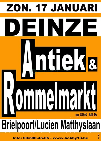 Antiek & Rommelmarkt Brielpoort Deinze (2/4)