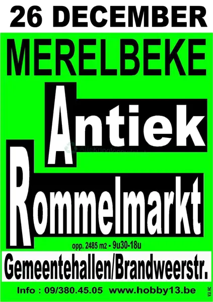 Antiek & Rommelmarkt Gemeentehallen - Merelbeke (3/3)