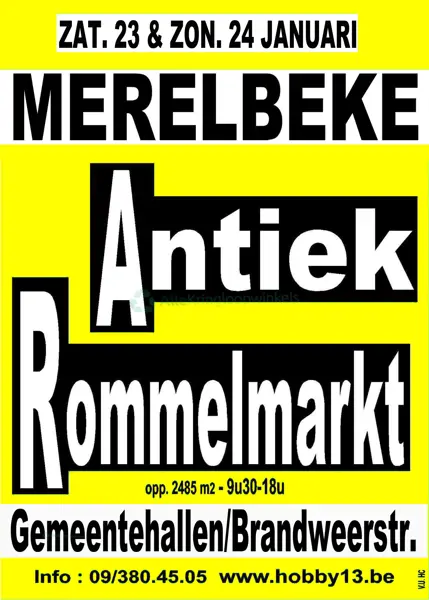 Antiek & Rommelmarkt Gemeentehallen - Merelbeke (4/4)