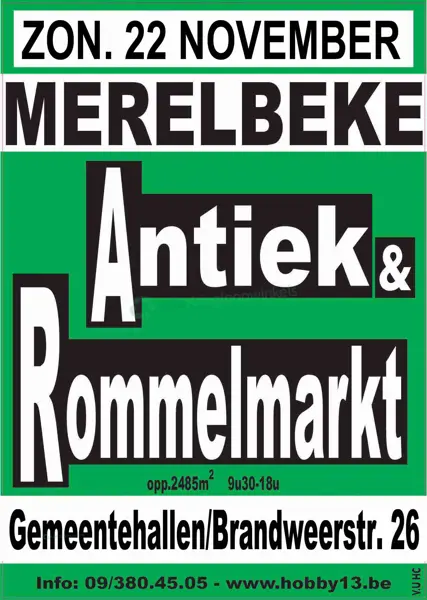 Antiek & Rommelmarkt Gemeentehallen - Merelbeke (2/3)