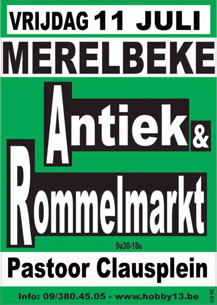Antiek & Rommelmarkt Pastoor Clausplein Merelbeke