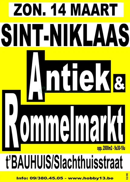 Antiek & Rommelmarkt 't Bau-Huis - Sint-Niklaas (3/3)