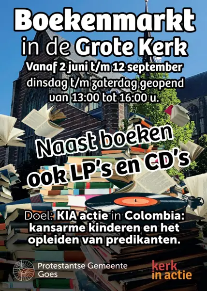 Boekenmarkt Grote Kerk