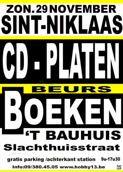 CD & Platenbeurs + Boekenbeurs Sint-Niklaas