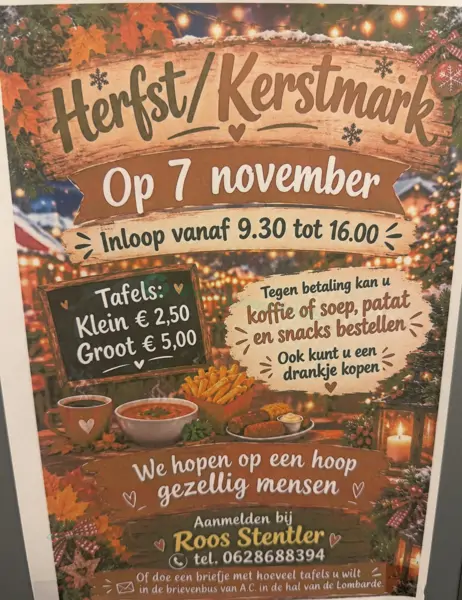 Kerst/herfst Rommelmarkt Lombardijen
