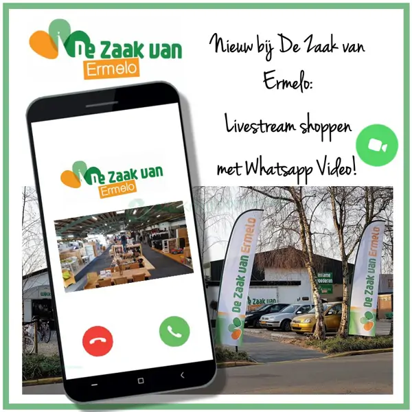 Livestream Shoppen met Whatsapp Video Livestream Shoppen met Whatsapp Video
