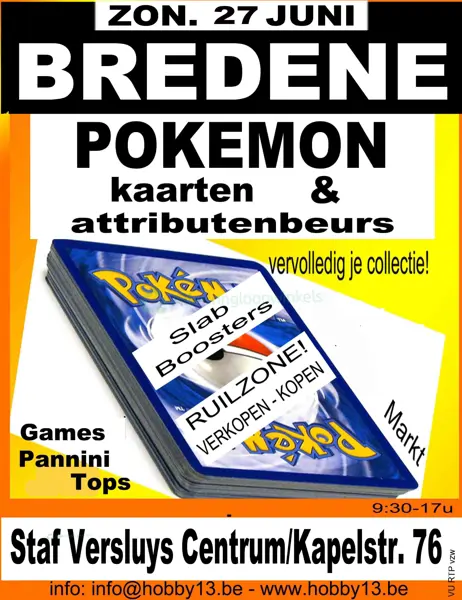Pokémonkaartenbeurs Bredene