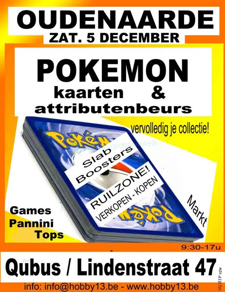 Pokémonkaartenbeurs De Qubus