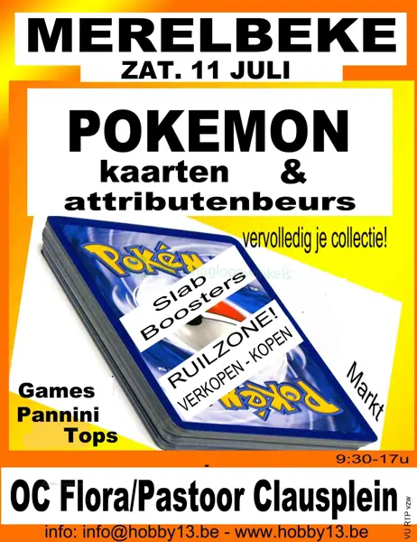 Pokémonkaartenbeurs Merelbeke