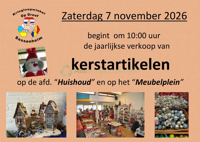 Kerstverkoop